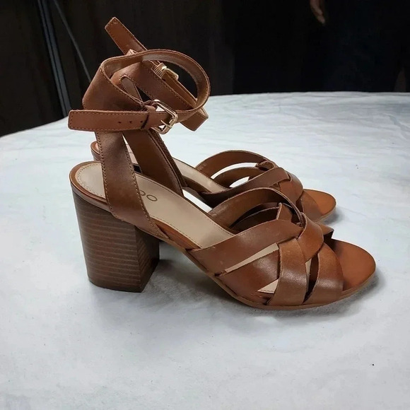 Aldo Gaclya Sandal Brown Size 7 - Picture 14 of 16